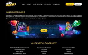 Discover a World of Enjoyment: Win Diggers Casino Site Gamings
